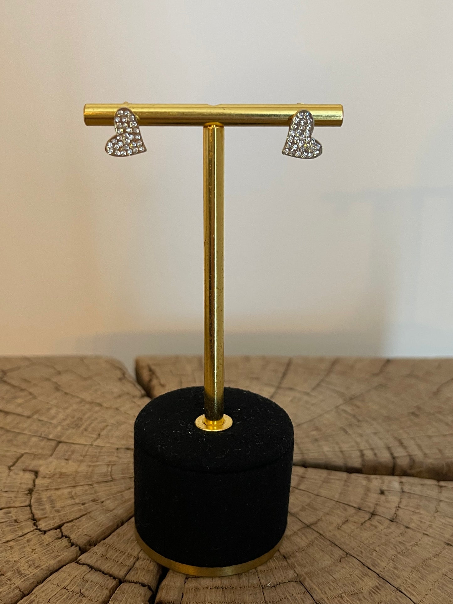 Boucles d'oreilles Coeur Brillant