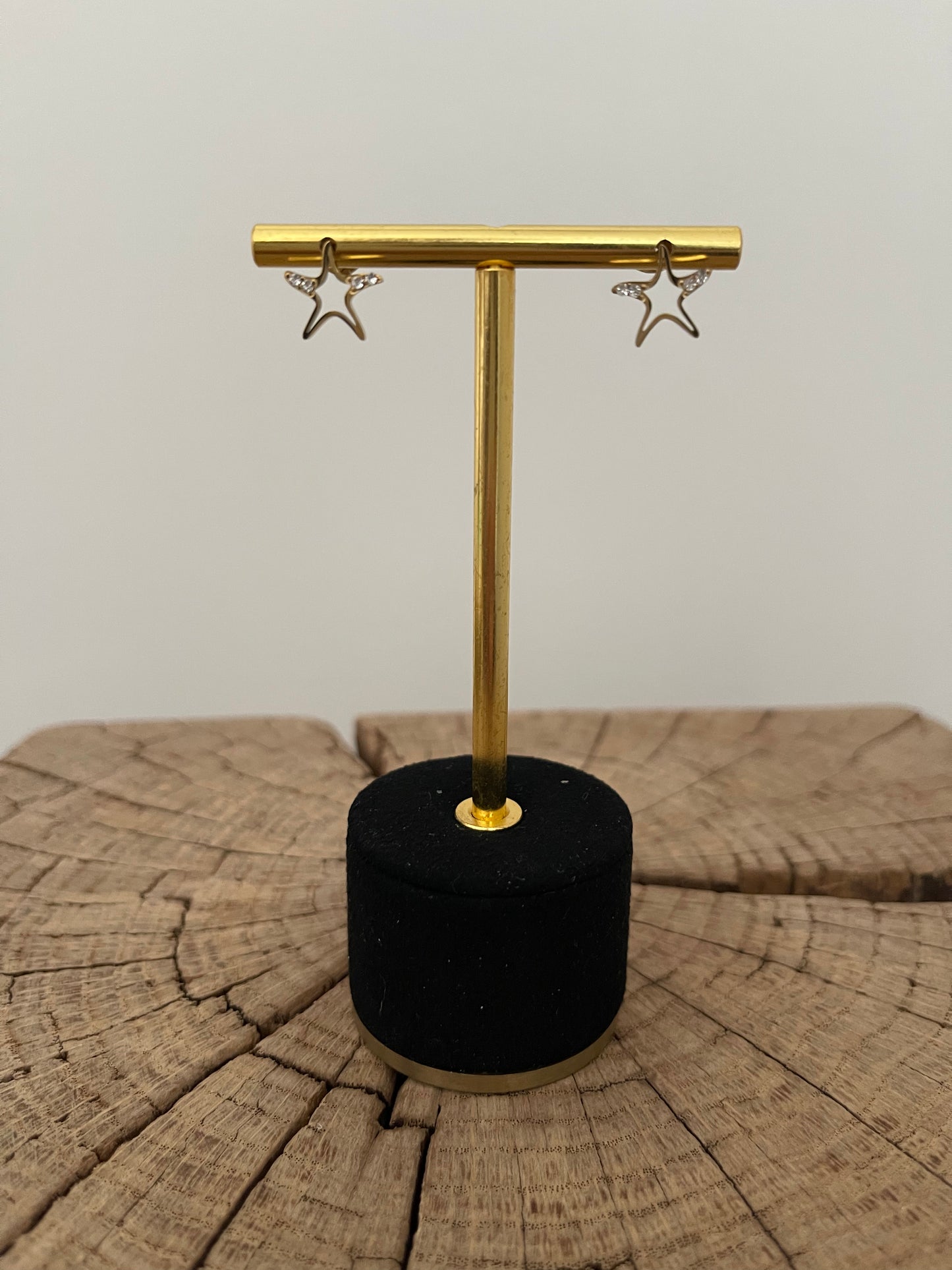 Boucles d'oreills étoiles brillante